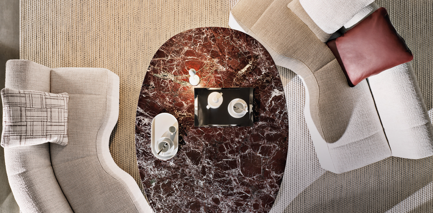 Rayan table by Hannes Peer for Minotti 