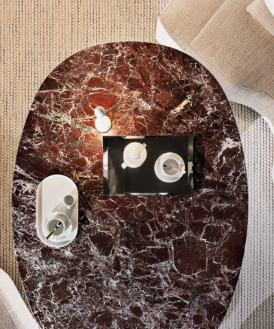 Rayan table by Hannes Peer for Minotti 